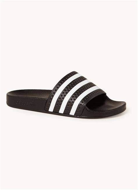 adidas originals adilette slipper met streepdessin|Adidas Adilette .